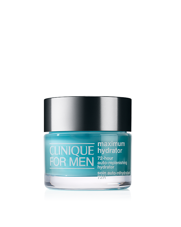 Clinique For Men™ Maximum Hydrator 72-Hour Auto-Replenishing Hydrator, Refreshing gel moisturiser for men that’s lightweight and oil-free—yet delivers intense, long-lasting hydration.