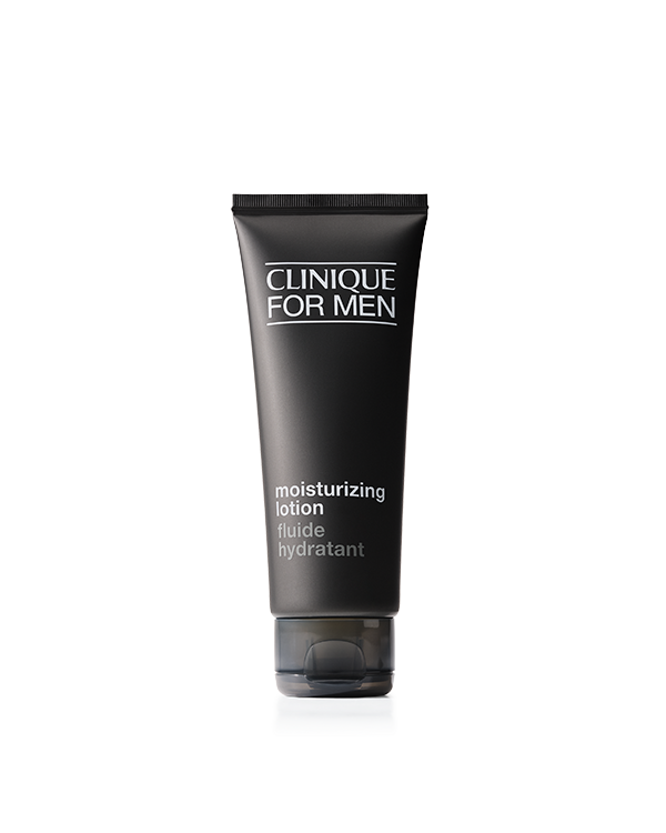 Clinique For Men™ Moisturizing Lotion, Daily moisturiser strengthens skin’s barrier.