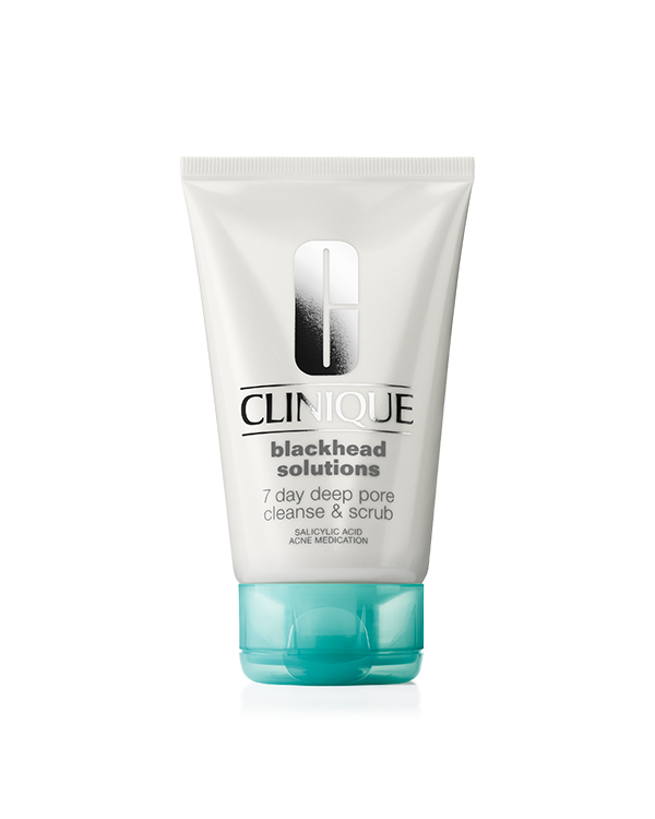 Blackhead Solutions 7 Day Deep Pore Cleanse &amp; Scrub, 3-in-1 cleanser-scrub-mask reduces the appearance of visible pores and blackheads.