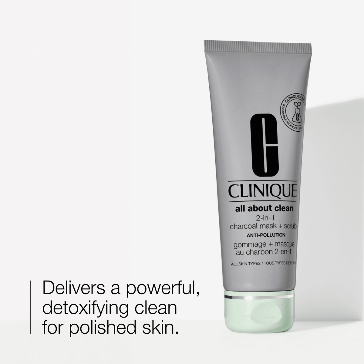 All About Clean™ 2-in-1 Charcoal Mask + Scrub