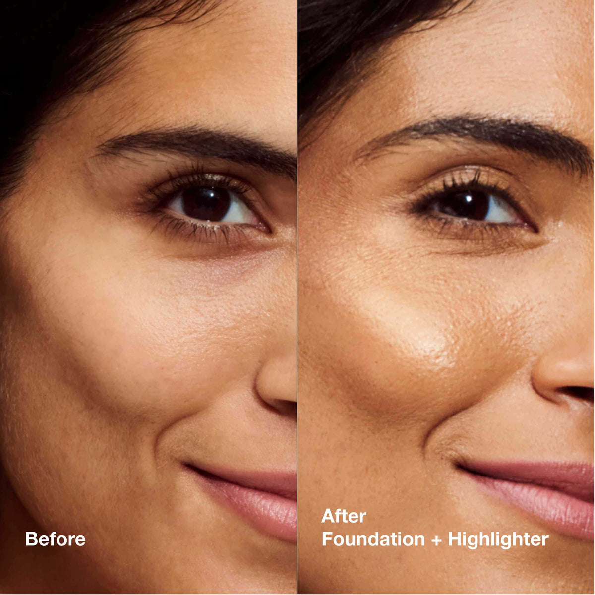 True Highlight™ Weightless Illuminator, 8.0 g, Daylit Bronze, Model, medium