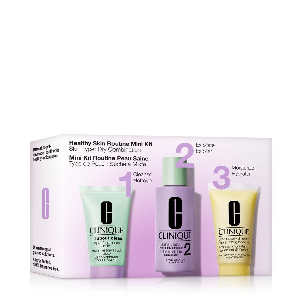 Healthy Skin Routine Mini Kit: Dry Combination Skin, Product Shot