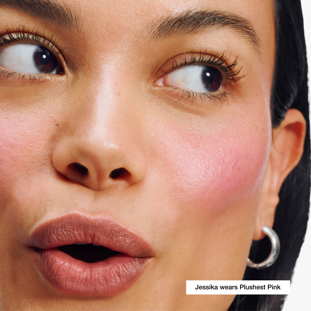 Chubby Stick™ Moisturizing Lip Colour Balm, 3.0 g, Plushest Pink, Model, medium