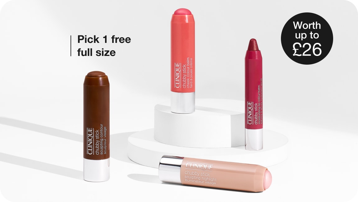 Clinique Icons 6-Piece Beauty Set in a brightly let setting with soft shadows