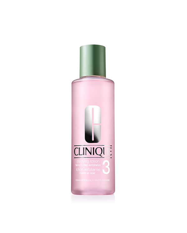 Clarifying Lotion 3 – for Combination Oily Skin, Exfoliating lotion for combination-oily skin. Sweeps away dulling flakes and excess oil. Dermatologist-developed.