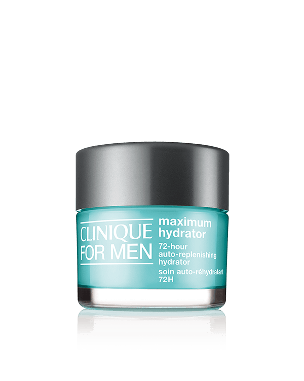 Clinique For Men™ Maximum Hydrator 72-Hour Auto-Replenishing Hydrator, Refreshing gel moisturiser for men that’s lightweight and oil-free—yet delivers intense, long-lasting hydration.