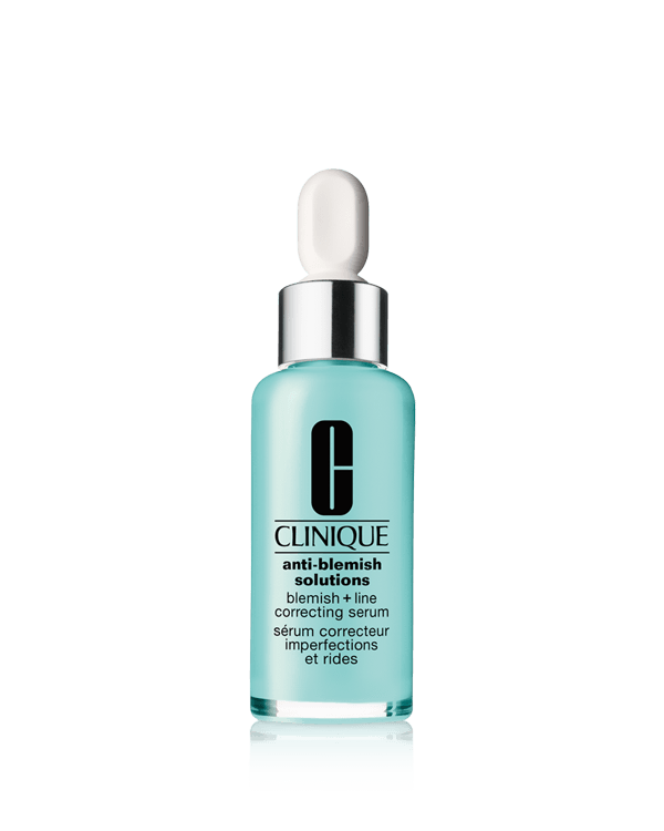 Anti-Blemish Solutions Blemish + Line Correcting Serum, Blemish-fighting anti-aging serum helps clear the look of blemishes, and improves the look of lines.