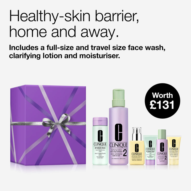 3-Step Hydration Skincare Gift Set for Dry Combination Skin