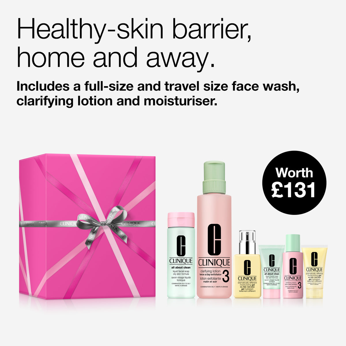 Oil Control Skincare Gift Set for Combination Skin