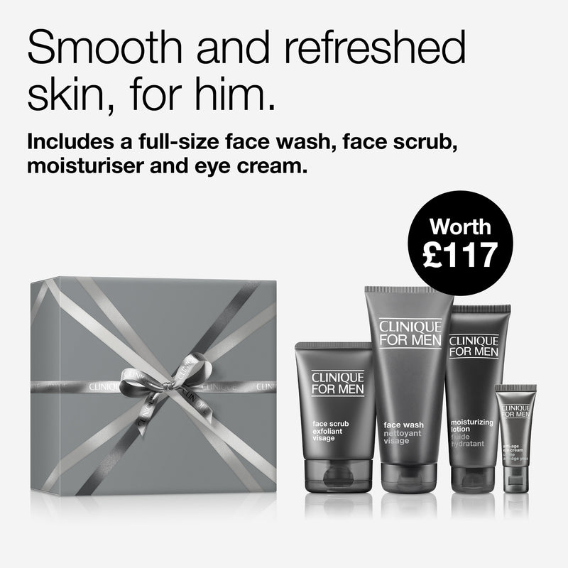 Clinique For Men™ Hydration Skincare Gift Set for Dry Skin