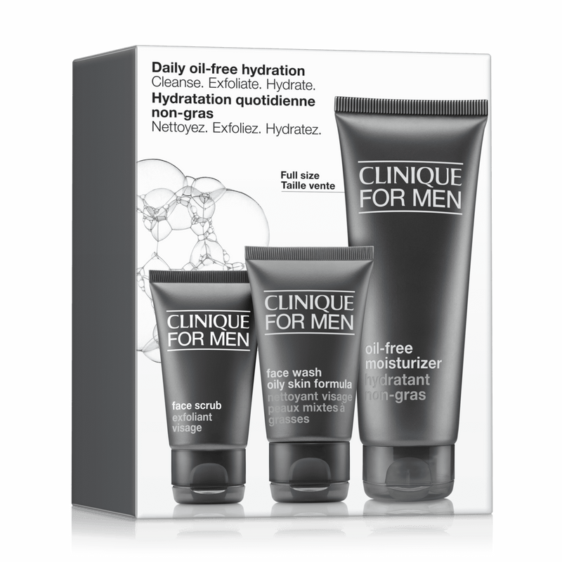 Clinique For Men™ Daily Hydration Men's Skincare Gift Set for Oily Skin - V2QZ01