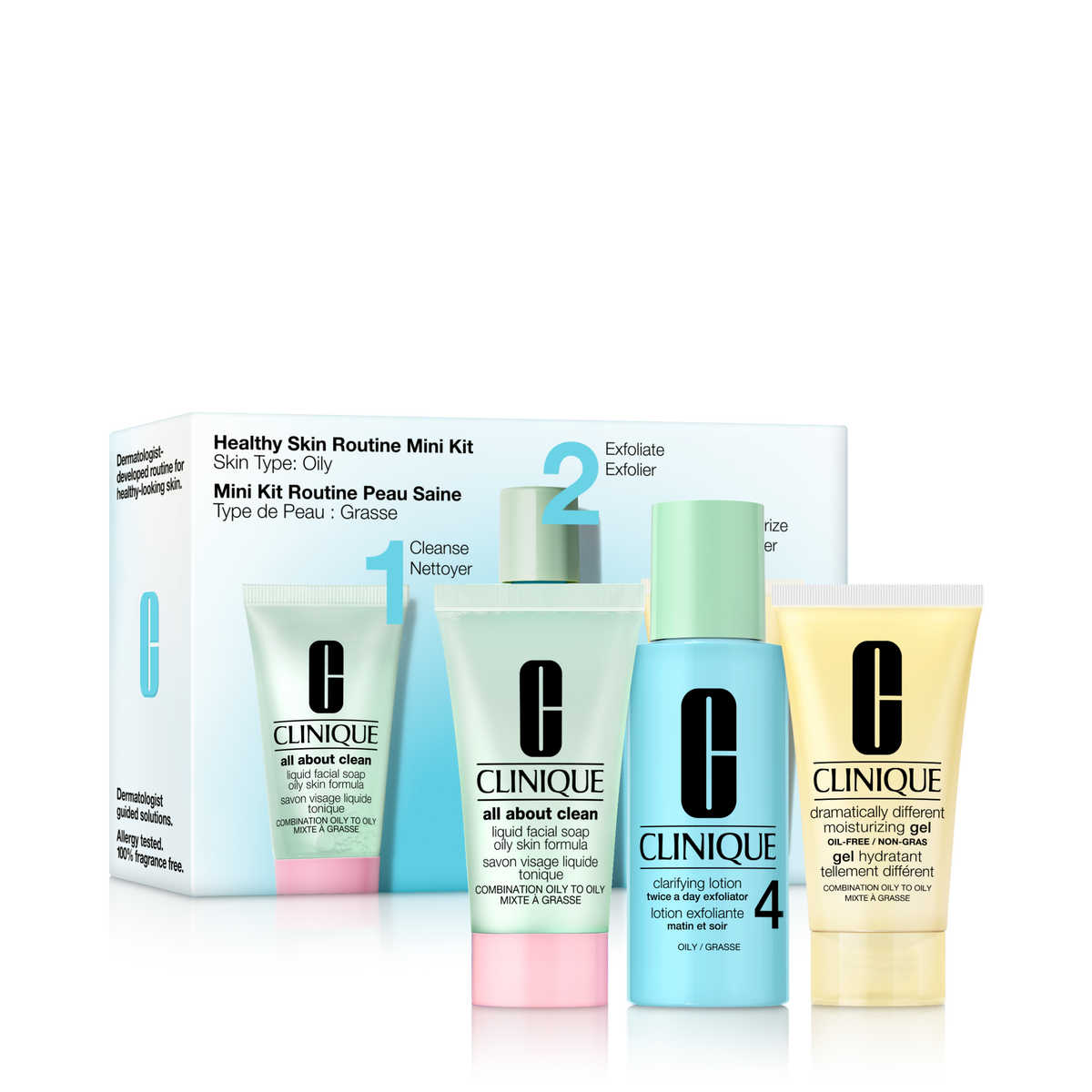 Healthy Skin Routine Skincare Gift Set: Oily Skin, Product Shot