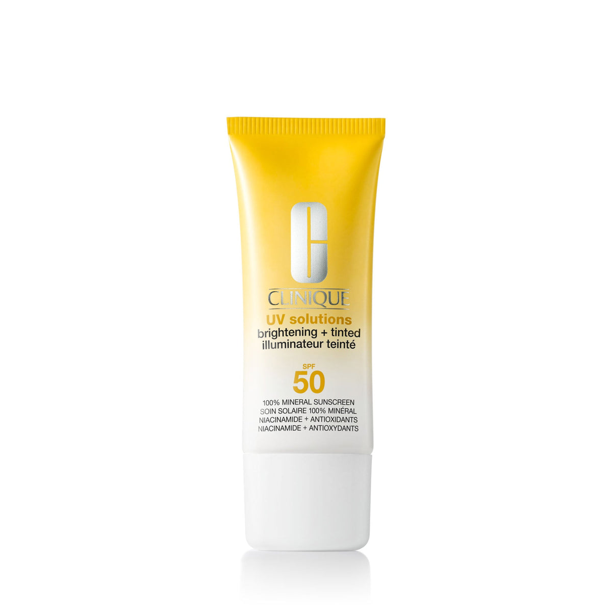UV Solutions Brightening + Tinted Sunscreen SPF 50, 40.0 ml, Light, Product Shot