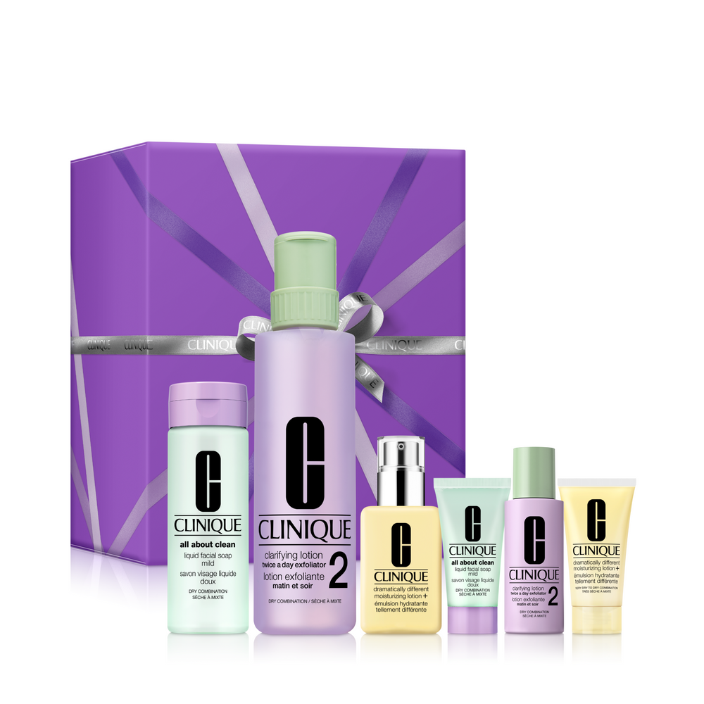3-Step Hydration Skincare Gift Set for Dry Combination Skin, Product Shot