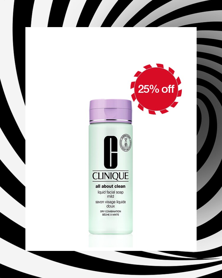 Enjoy 25% off cleansers