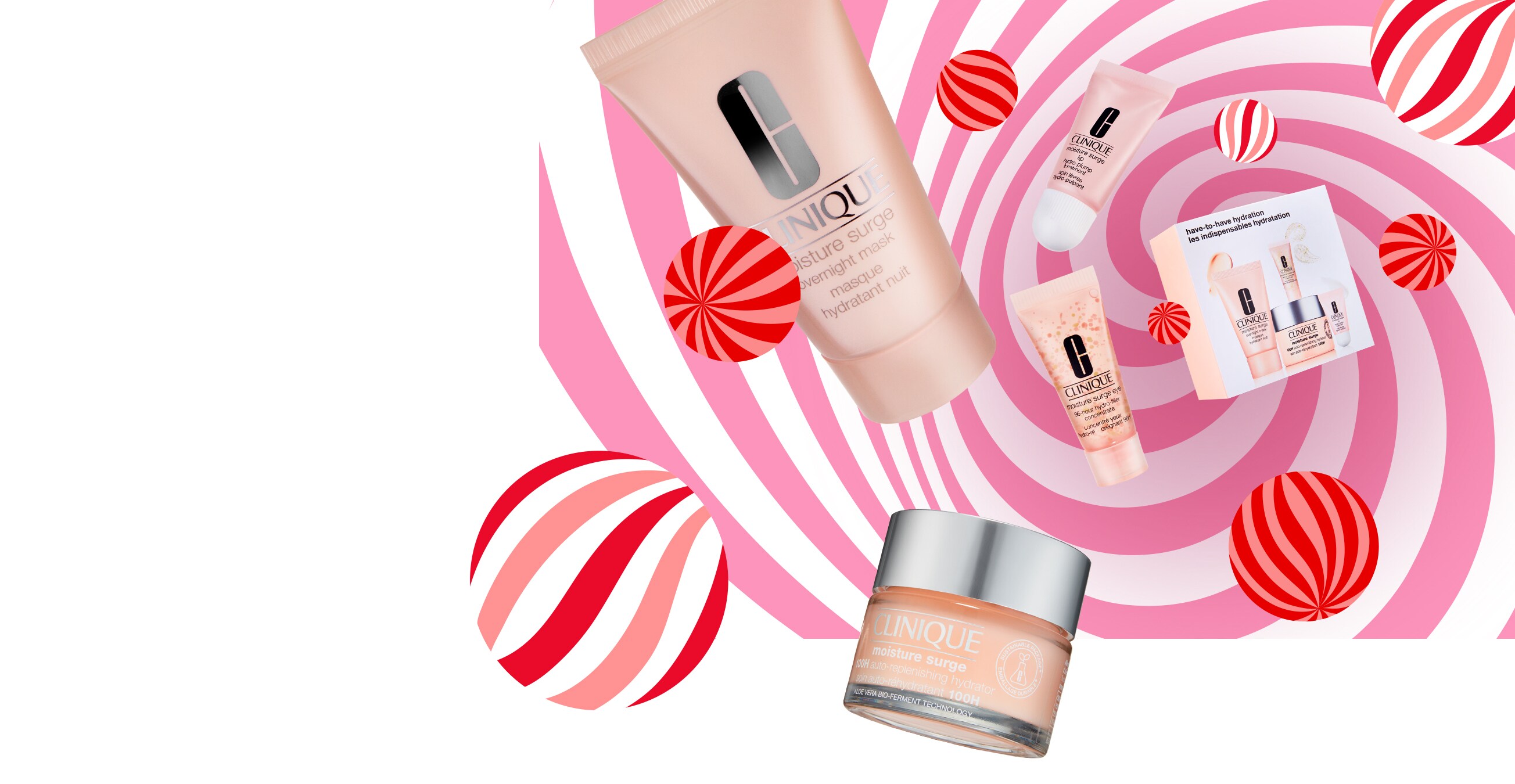 Our bestselling Moisture Surge is now available in a festive christmas set