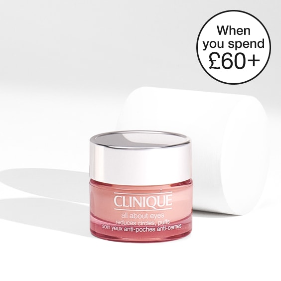 Eye cream on grey background