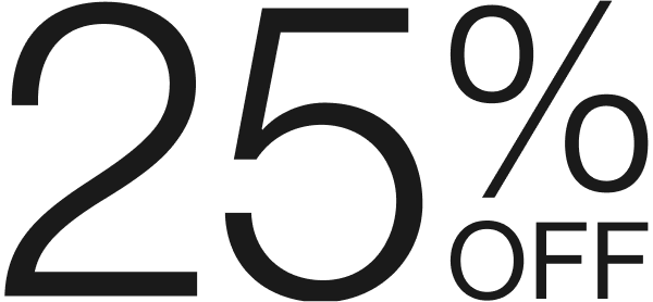 25% off