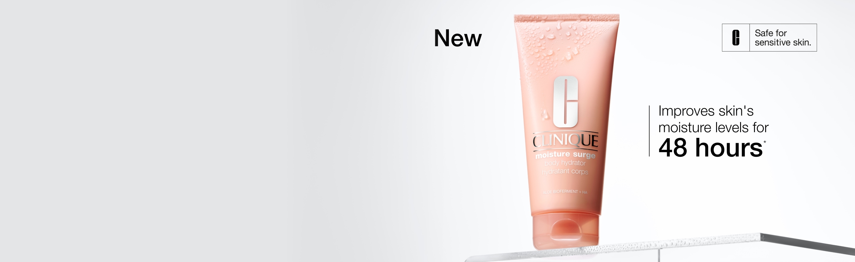 Selection of best-selling Clinique products surrounded by pink illustrated hearts