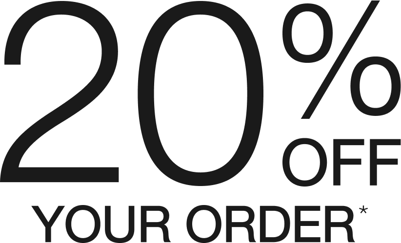 20% off your order