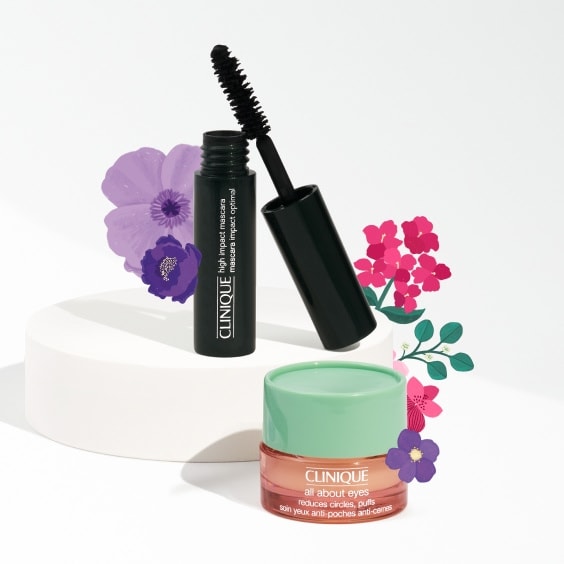 Spend £60 and receive two free minis. Take The Day Off™ Cleansing Balm to melt the day away and a High Impact™ mascara 