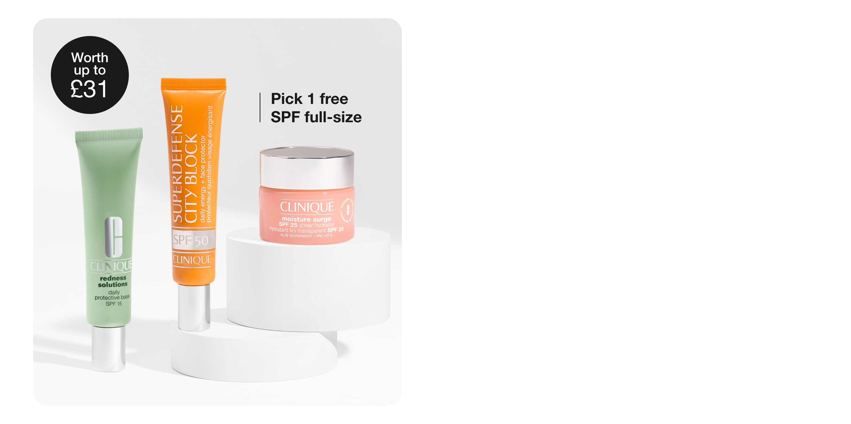 4 skincare minis on grey background