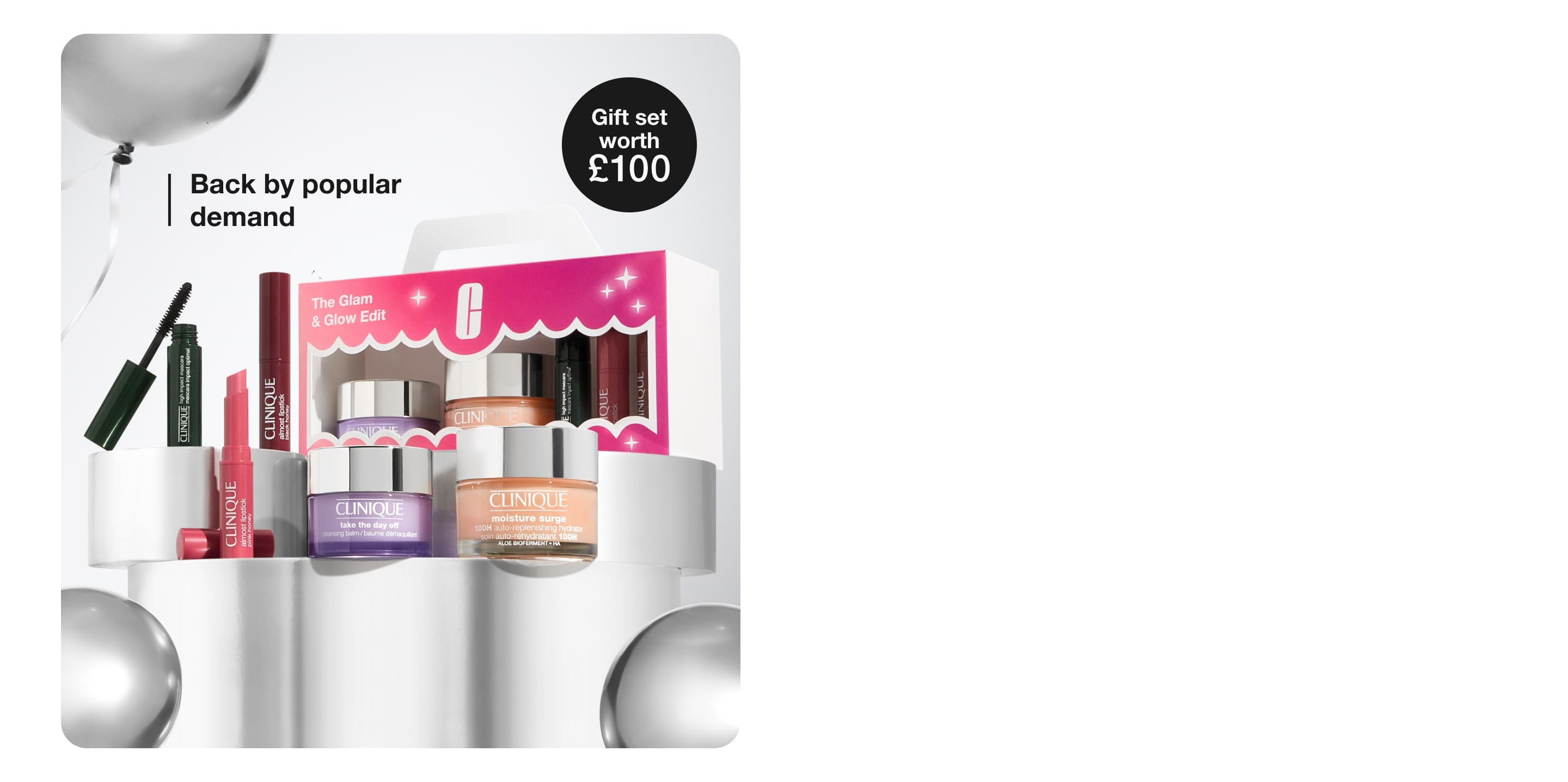 2 skincare minis on grey background