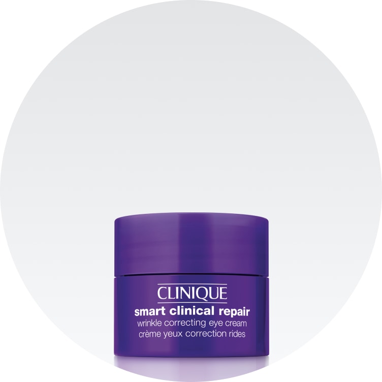 Smart Face and Neck cream 5ml on a soft grey background