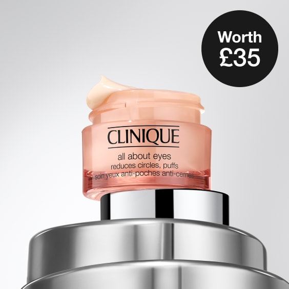 Eye cream on grey background