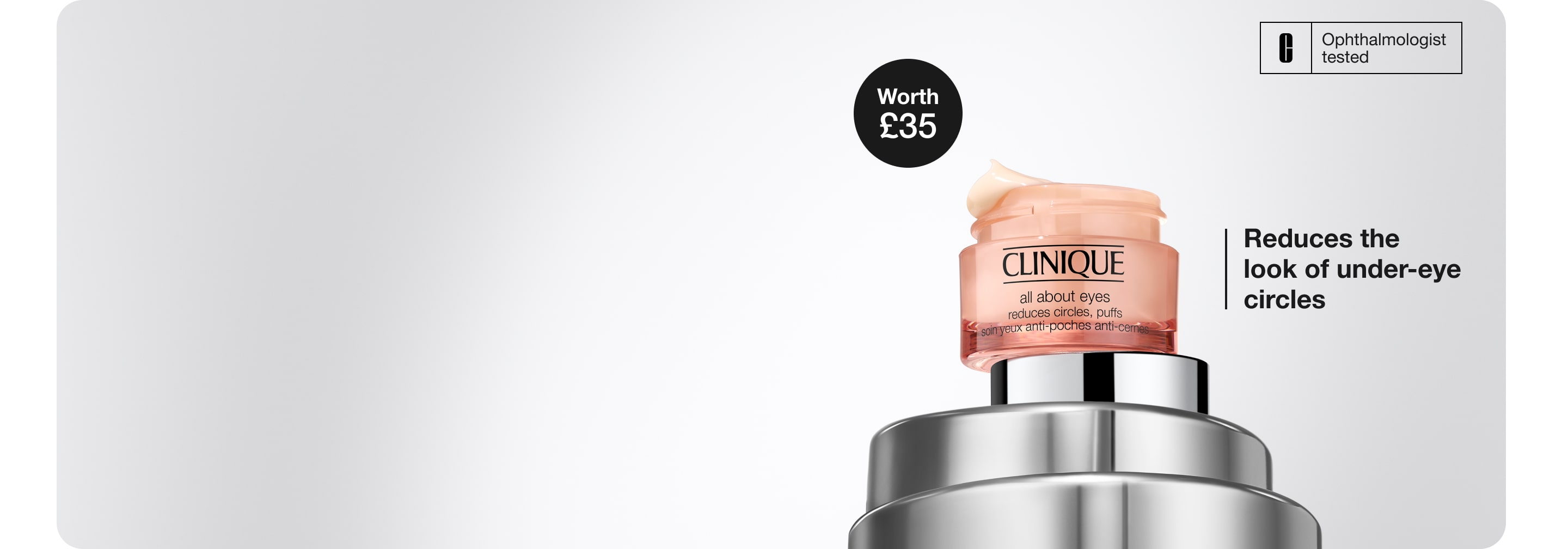 Limited edition Glam & Glow Edit set on a grey plinth, in front of a bright pink background surrounded by pink balloons