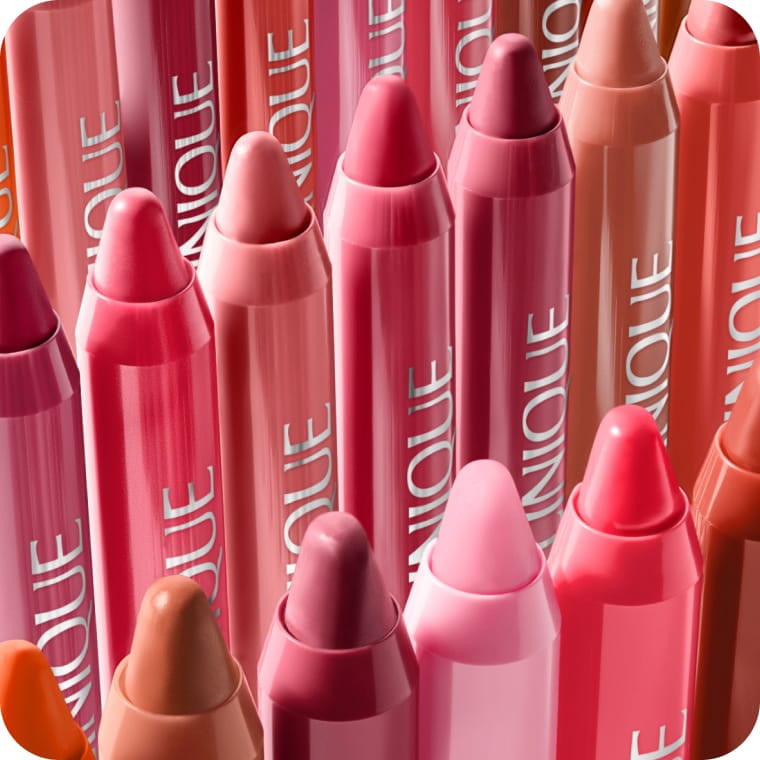 chubby stick lipsticks all lined up 