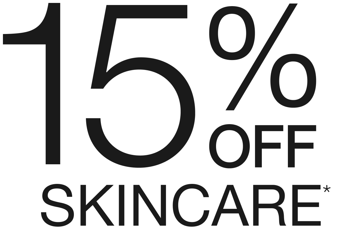 15% off skincare