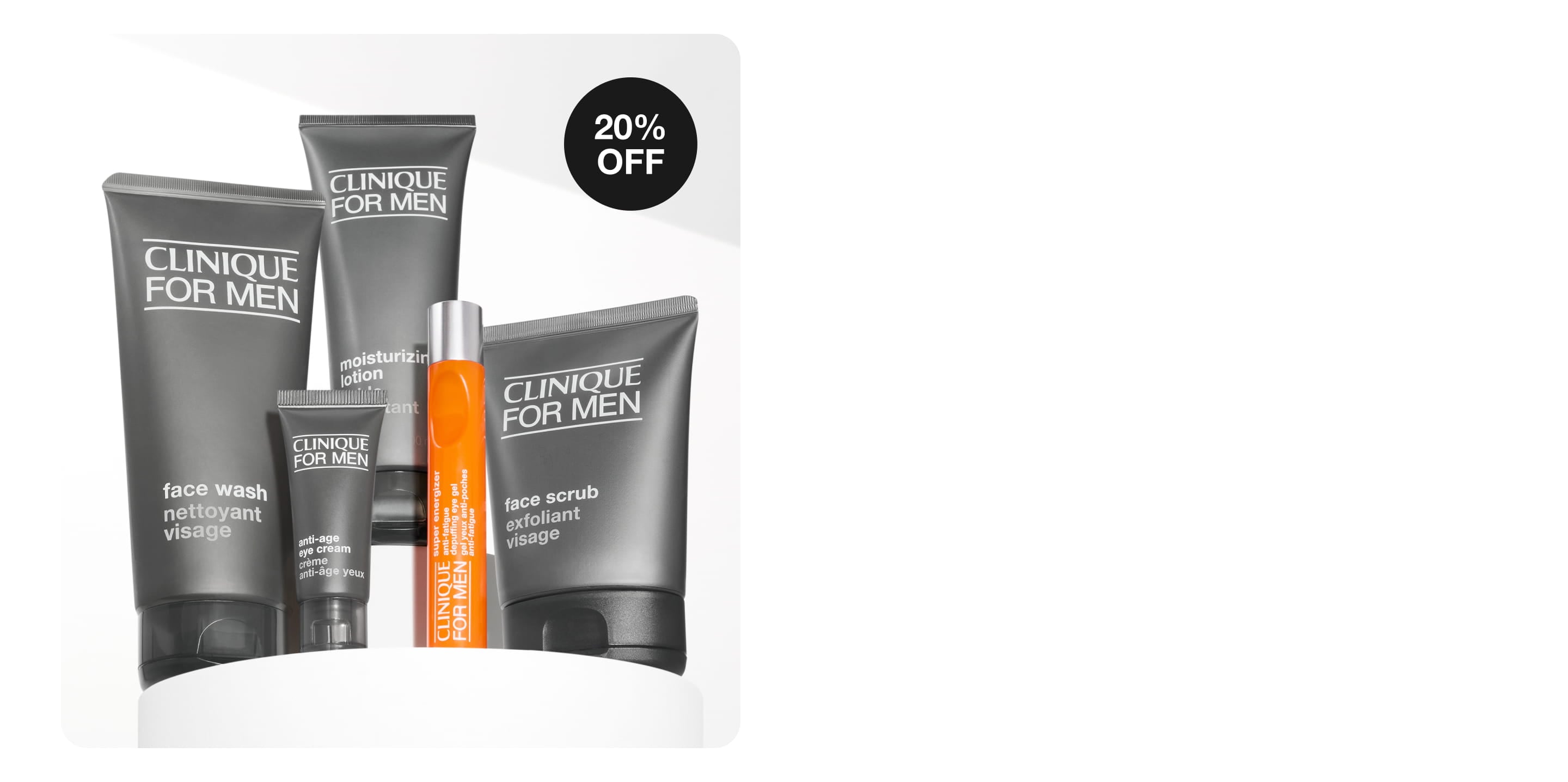 20% Off Clinique For Men 