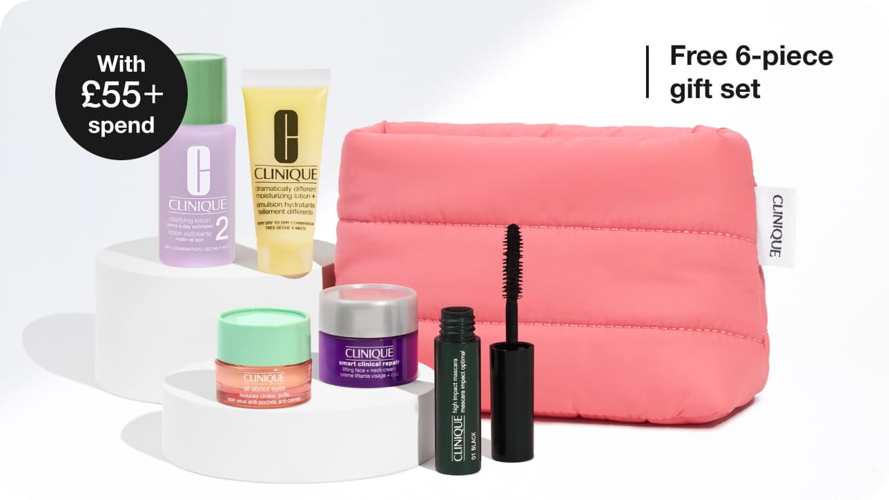 Spend £50 and choose a free full-size cleanser, tailored to your skin type.