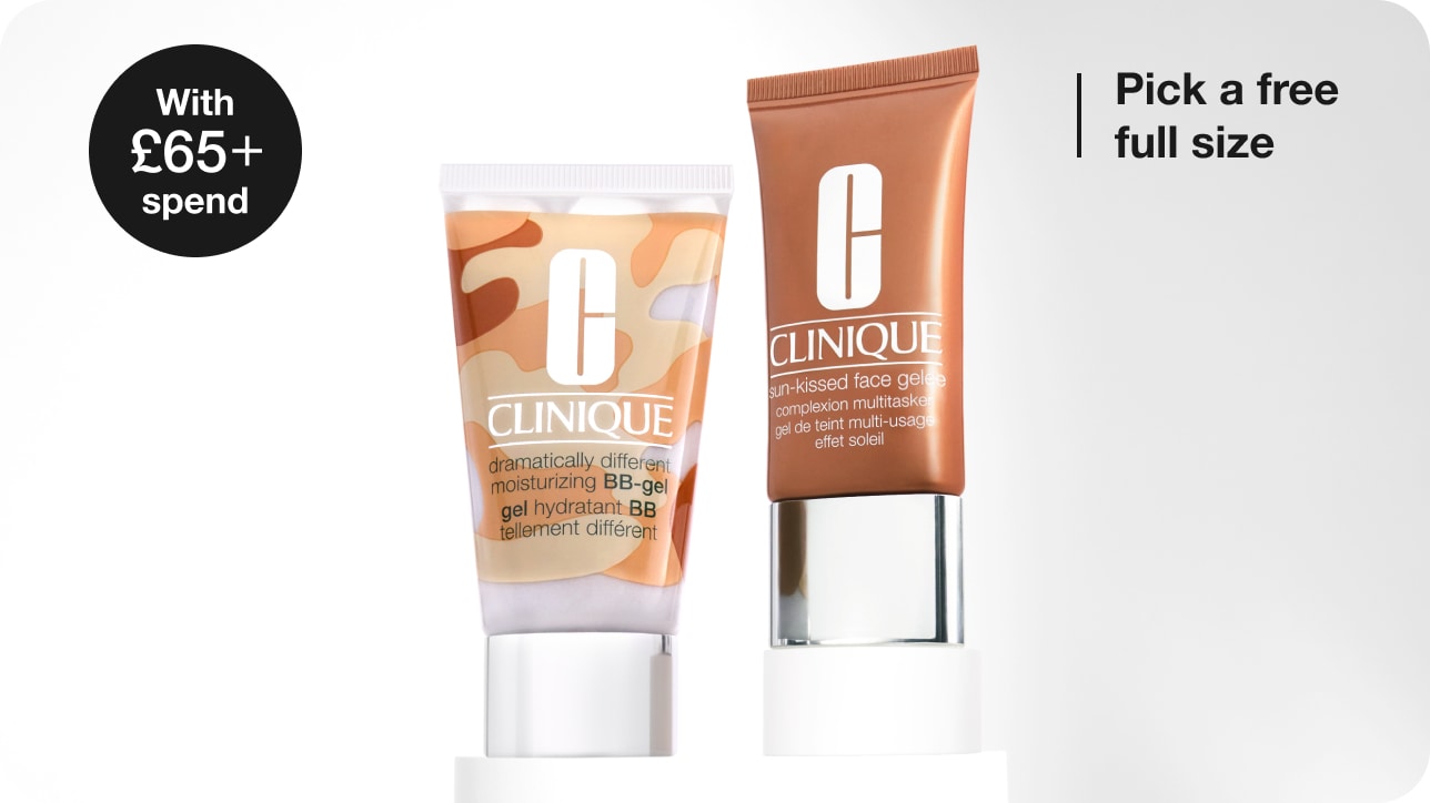 Spend £60 to receive two cleansing minis: Take The Day Off Balm to melt it all away and All About Clean Foaming Cleanse