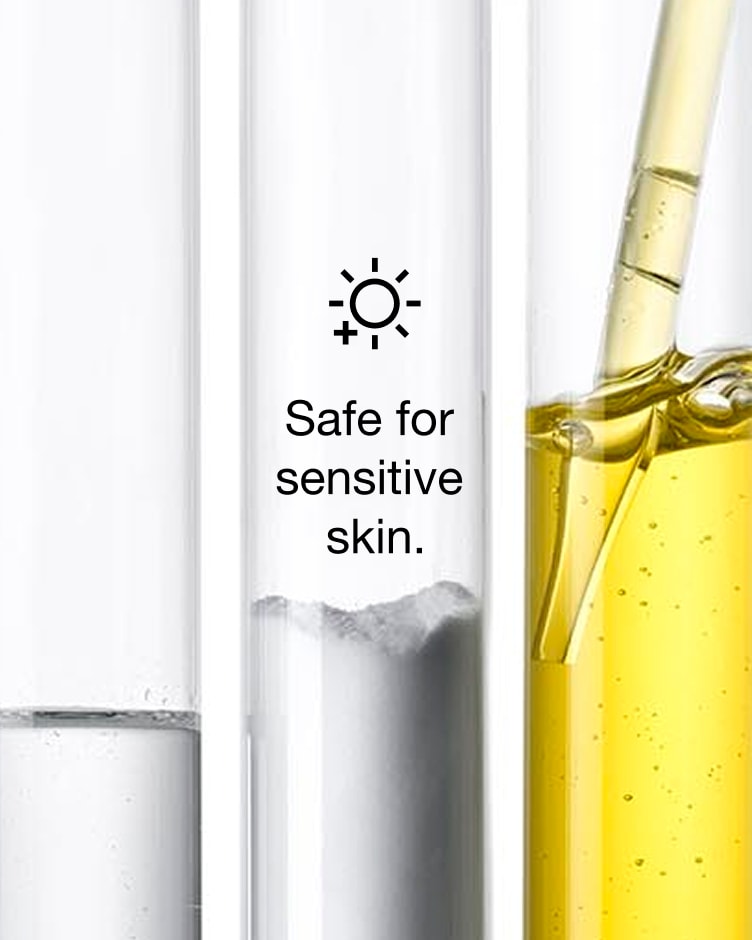 Safe for sensitive skin 