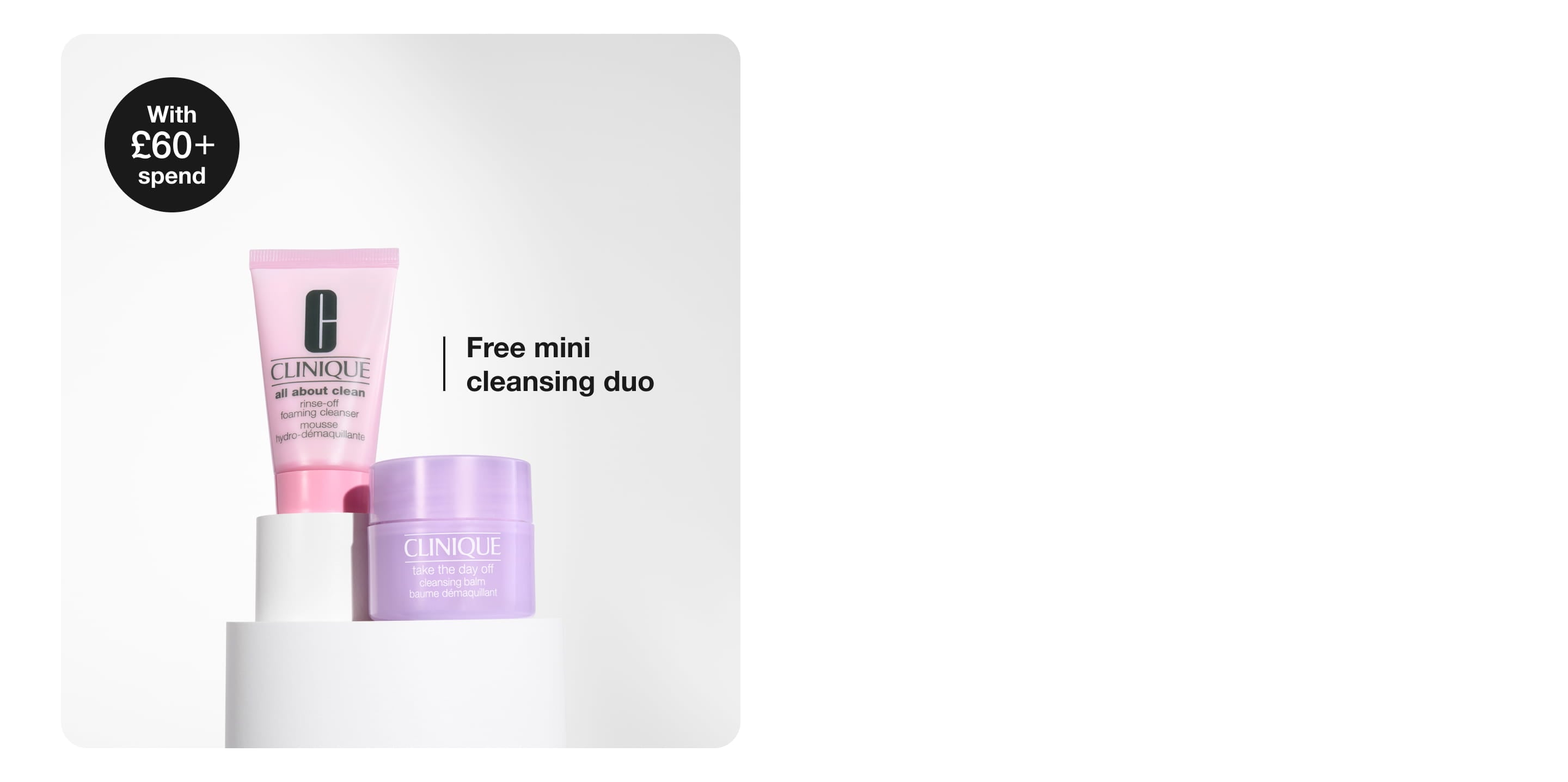 Spend £65 and get three hydration heroes: Mini Moisture Surge™ 100H, Moisture Surge™ Overnight Mask and All About Eyes™ eye crea