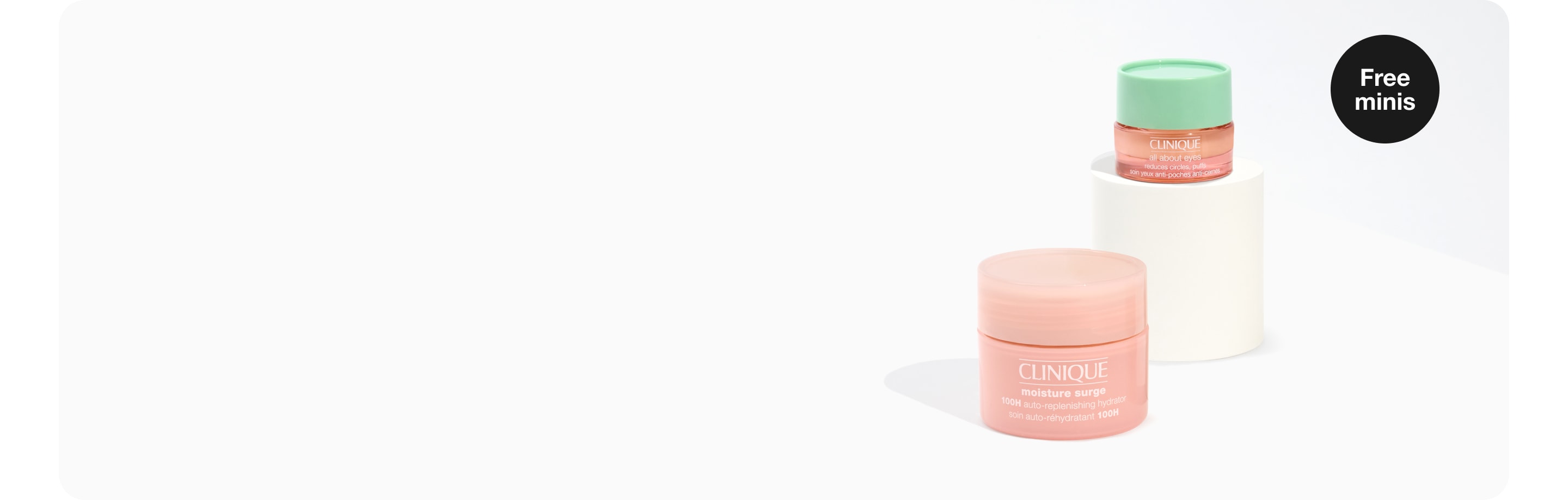 Spend £60 and receive two free minis. Take The Day Off™ Cleansing Balm to melt the day away and a High Impact™ mascara 