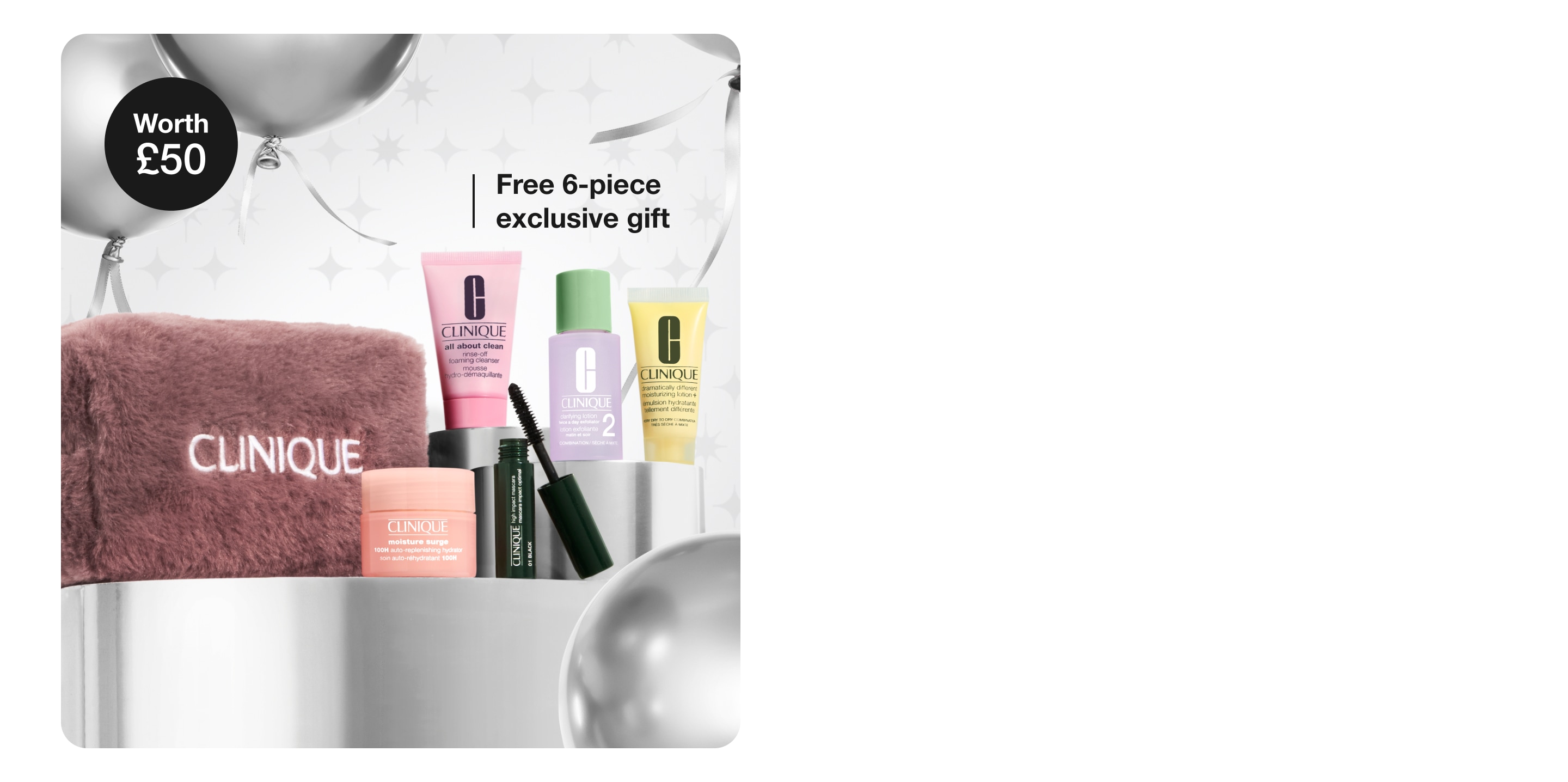 2 skincare minis on grey background