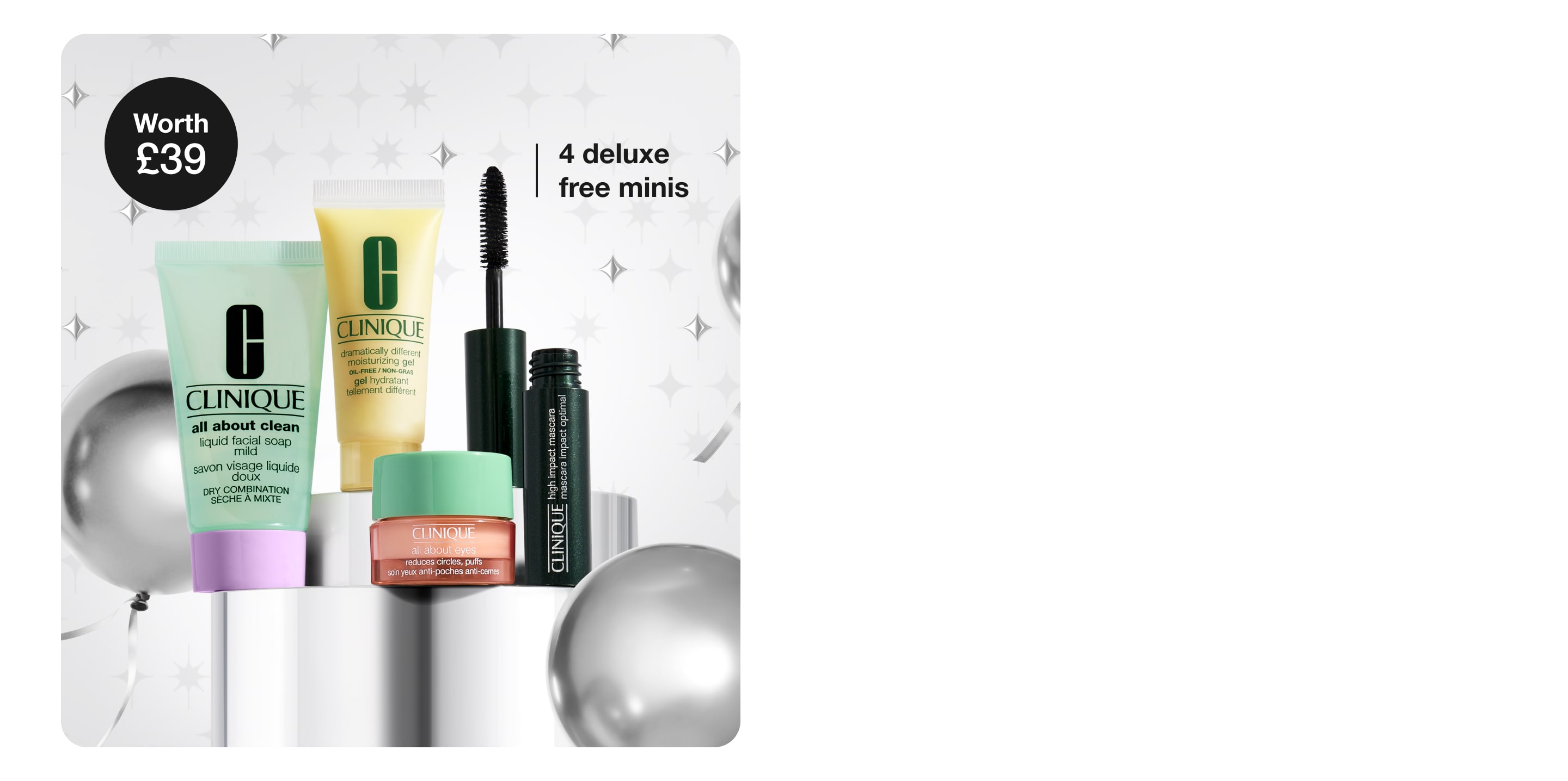 2 skincare minis on grey background