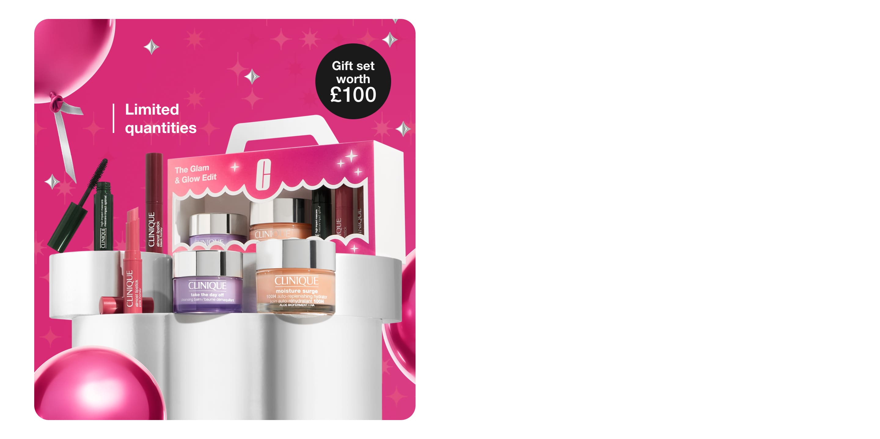 2 skincare minis on grey background