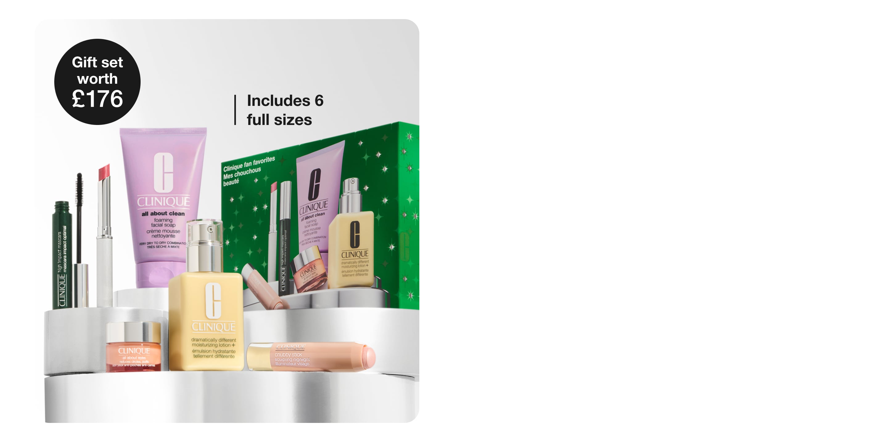 2 skincare minis on grey background