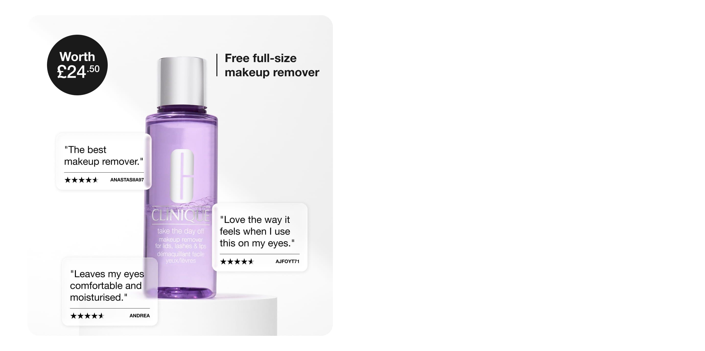 Spend £65 and choose your perfect finish, on us, worth up to £33. 