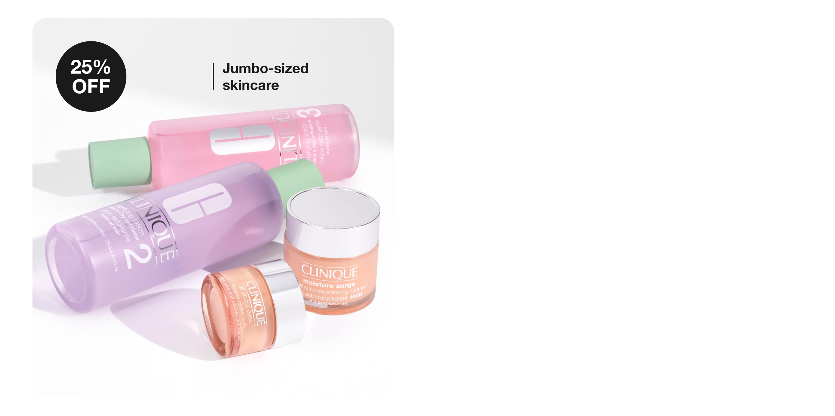 Spend £55 and get a 6-piece gift, worth £51. 