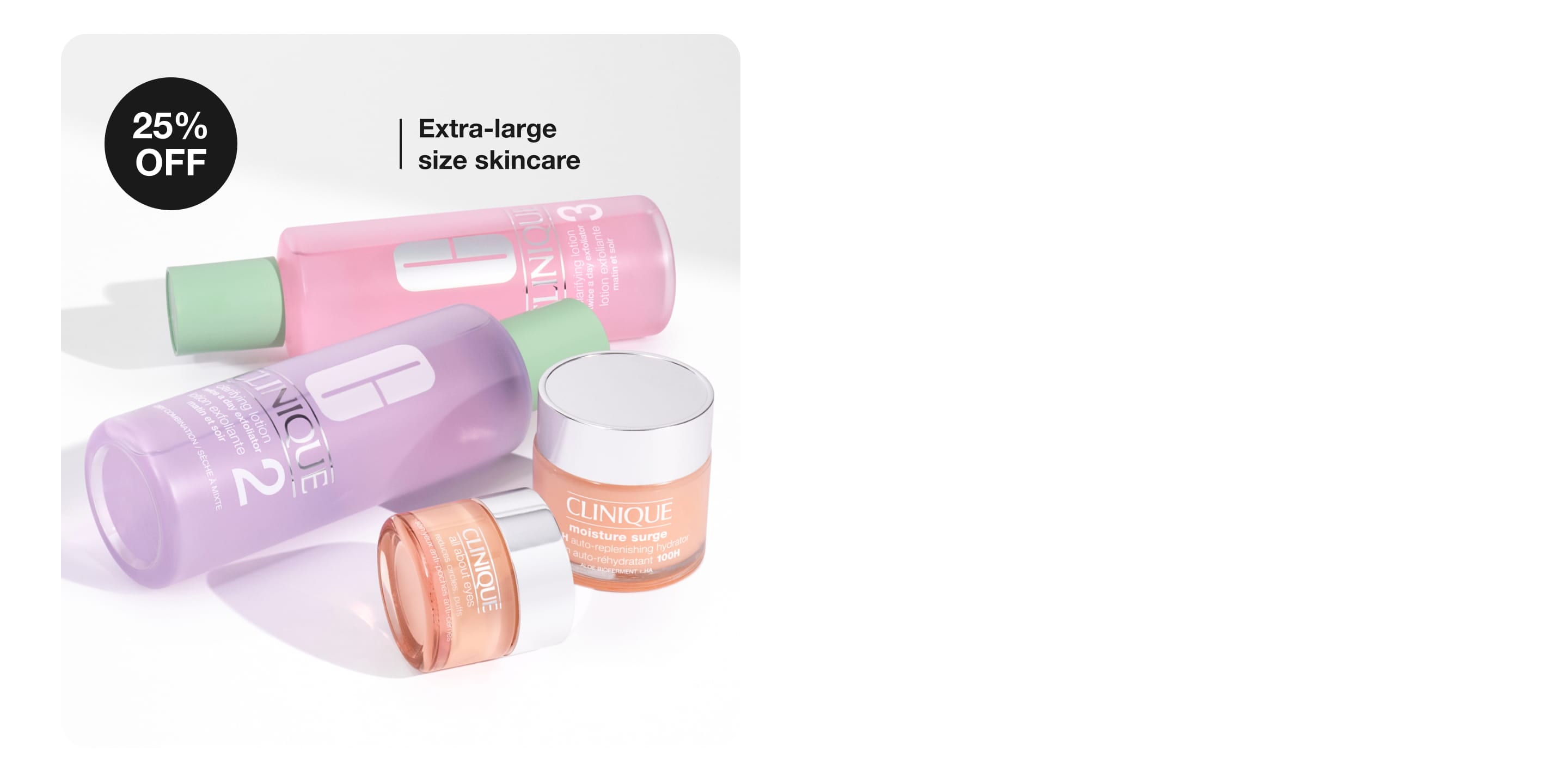 Spend £55 and get a 6-piece gift, worth £51. 