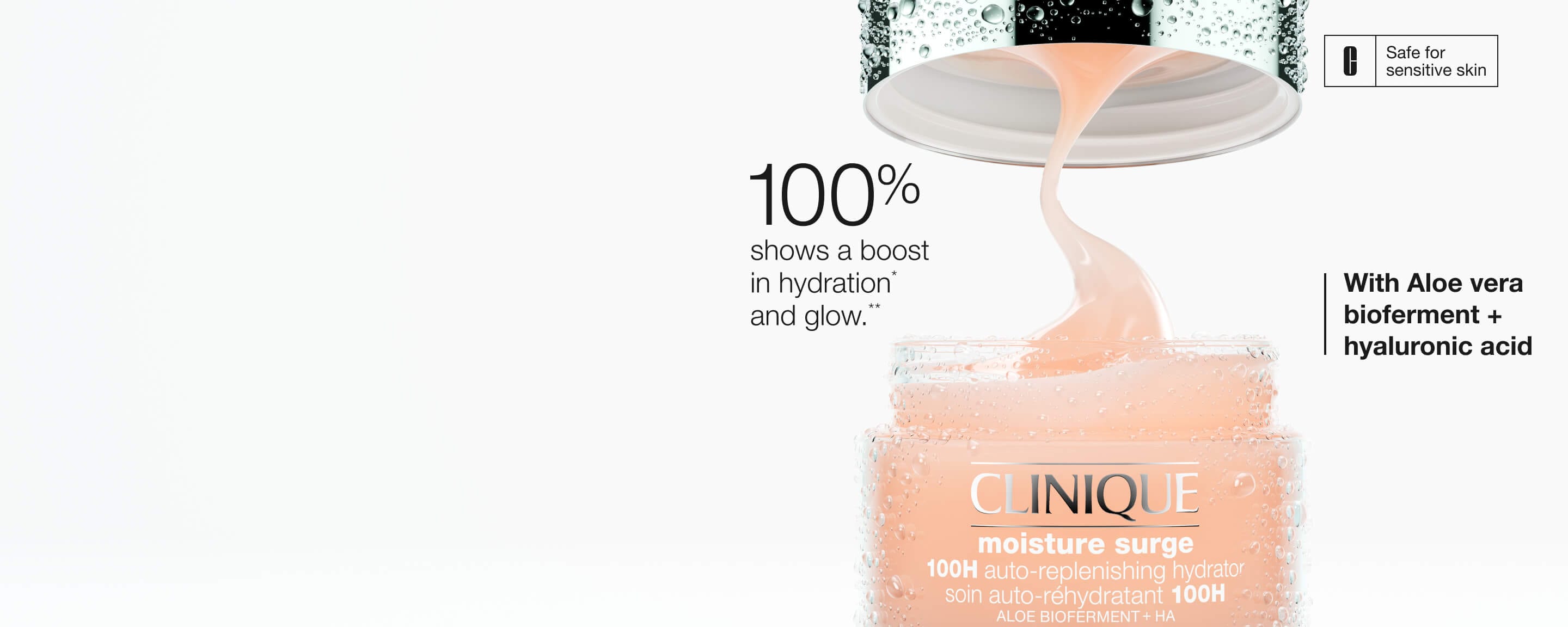 Moisture Surge Auto-Replenishing Hydrator showing texture in a bright setting