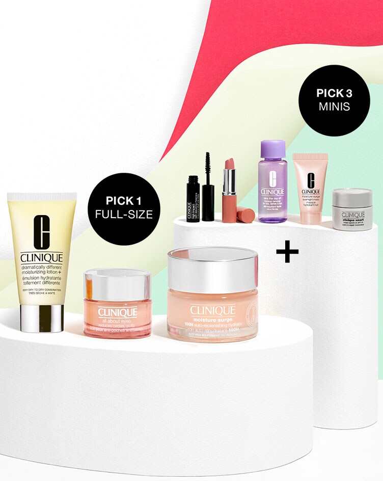Choose a free* full-size & 3 samples