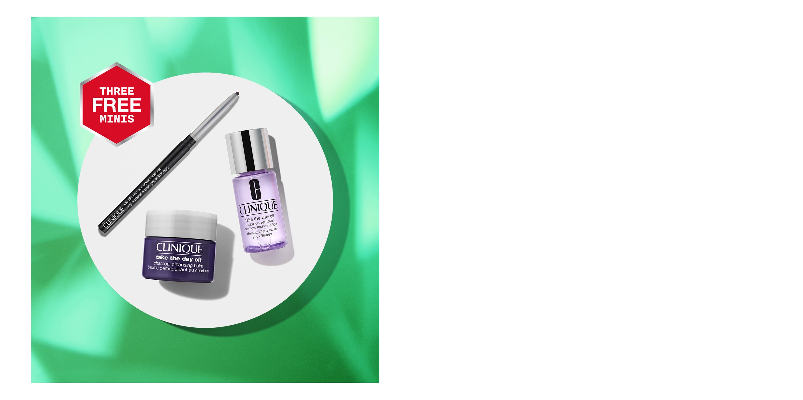 Green moving background with two free minis