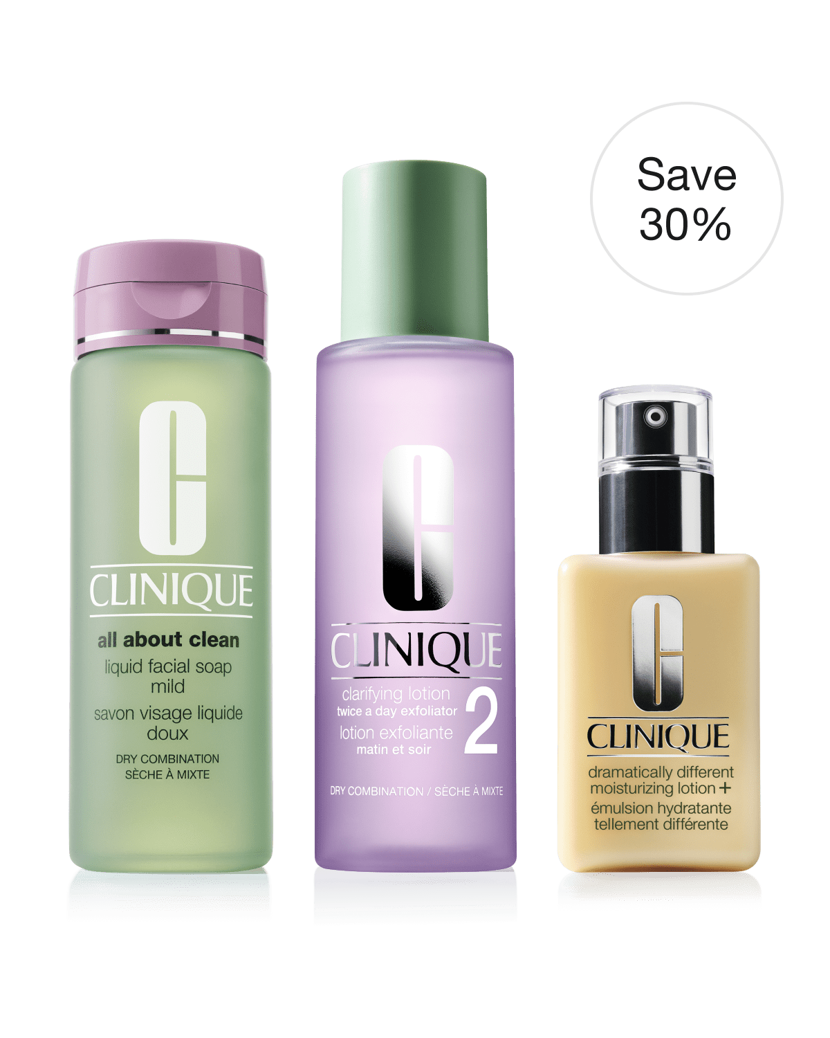 3-Step Routine: Dry Combination Skin<br><s>£85</s> <span style="color: #ba0000;">£59.50</span> at checkout