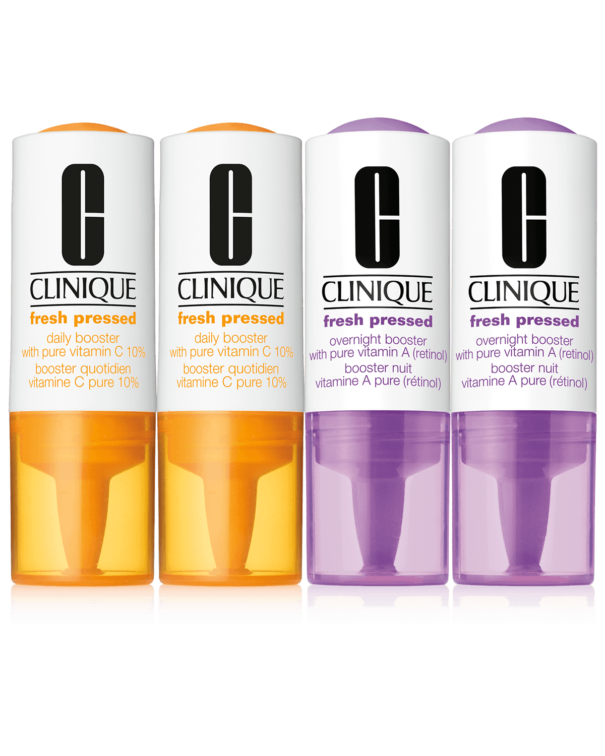 Fresh Pressed Clinical™ Daily and Overnight Boosters With Pure Vitamins C 10% + A (Retinol)